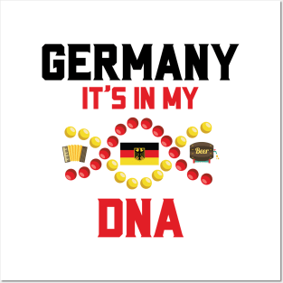 Germany It's In My DNA German Roots Posters and Art